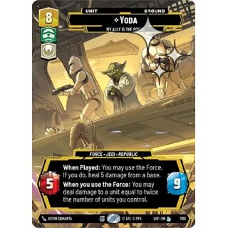 1103 - Yoda - My Ally is the Force - Unit - Prestige Foil