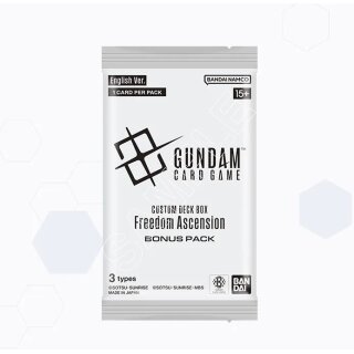 Gundam Card Game: Deck Build Box - SC01 - Freedom Ascension - EN