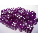 Chessex: Translucent - D6 Set (36) - Purple/White