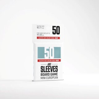 Gamegenic: Just Sleeves: Mini European Board Game (50 Sleeves)