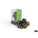 Chessex: Brush Polyhedral - Set (7) - Forest/Gold