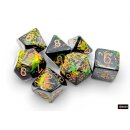 Chessex: Brush Polyhedral - Set (7) - Forest/Gold