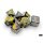 Chessex: Brush Polyhedral - Set (7) - Forest/Gold