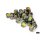 Chessex: Brush - D6 Set (36) - Deep Forest/Gold