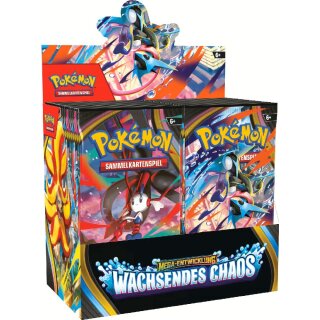 Pokémon: Mega Entwicklung 04 - Wachsendes Chaos - Booster Display (36) - DE