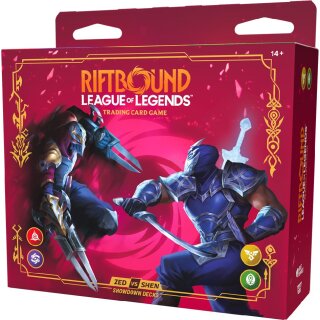 Riftbound: League of Legends - Set 04 - Vendetta - Zed vs Shen - Showdown Decks - EN