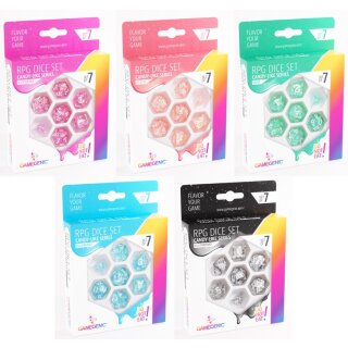 Gamegenic: RPG Dice Set (7) - Candy-Like Series - Auswahl