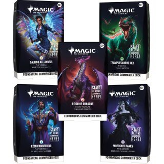 MTG: Foundations - Commander Deck Bundle (5) - EN