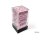 Chessex: Opaque - D6 Set (12) - Pastel Pink/Black