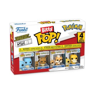 Bitty POP: Pokémon - Series 4 4er-Pack