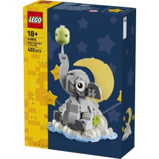 LEGO Iconic - 40814 Schwebender Baby-Elefant
