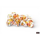 Chessex: Brush - D6 Set (36) - Sunrise/Black