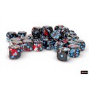 Chessex: Brush - D6 Set (36) - Dark Side/Blue