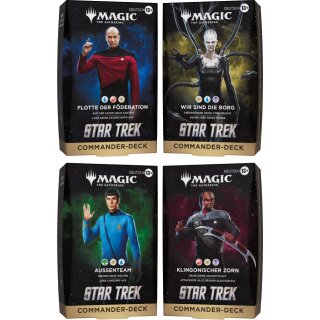 MTG: Star Trek - Commander Deck Bundle (4) - DE