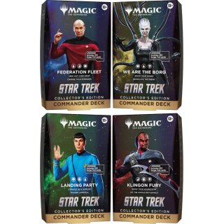 MTG: Star Trek - Commander Deck Collectors Edition (4) - EN