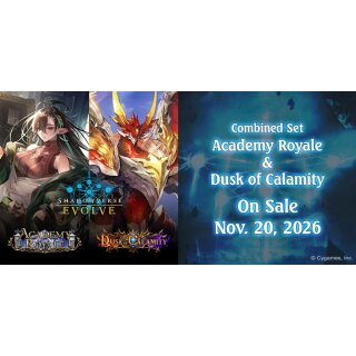 Shadowverse: Evolve - Academy Royale & Dusk of Calamity - Booster Display (12) - EN