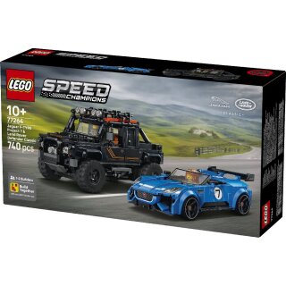 LEGO Speed Champions - 77264 Jaguar Project 7 & Land Rover Defender