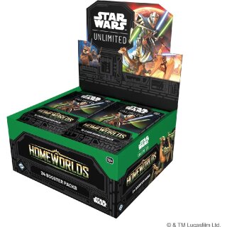 Star Wars: Unlimited - Homeworlds - Booster Display (24) - EN