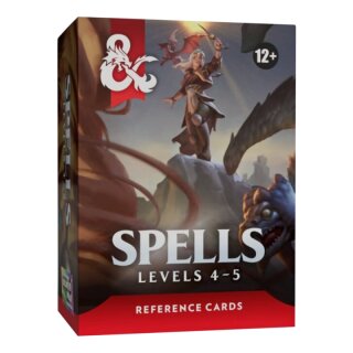 D&D: Spell Levels 4-5 - Reference Cards - EN