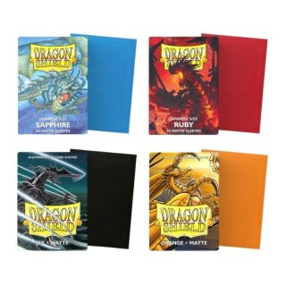 Dragon Shield: Matte Sleeves - Japanese Size - Auswahl