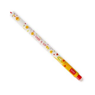 Legami: Erasable Pen - I Care a Lot - Red Ink