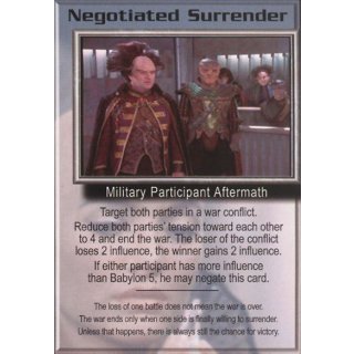 Negotiated Surrender