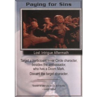 Paying for Sins