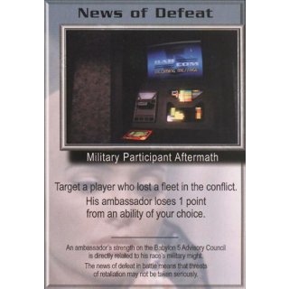 News of Defeat