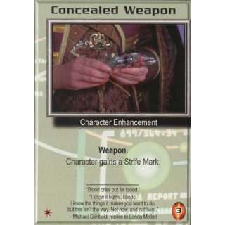 Concealed Weapon