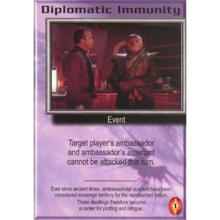 Diplomatic Immunity