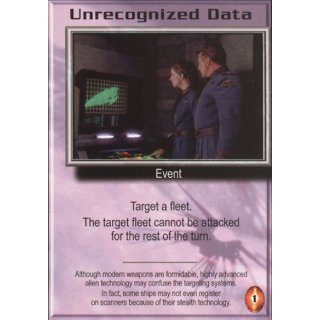 Unrecognized Data