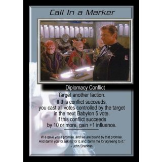 Call In a Marker