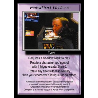 Falsified Orders