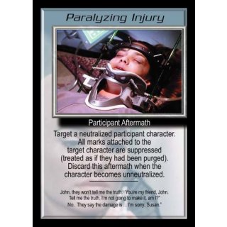 Paralyzing Injury