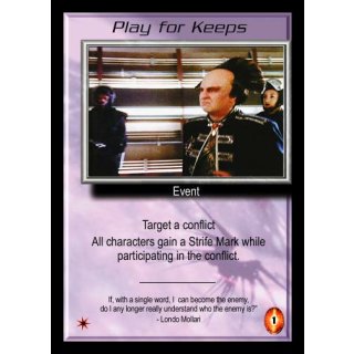 Play for Keeps