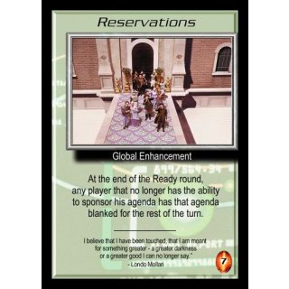 Reservations