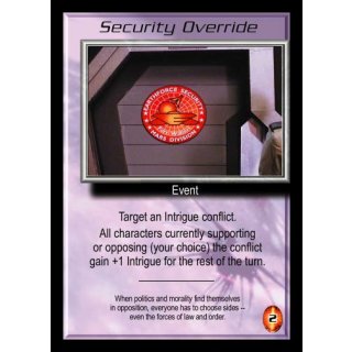 Security Override