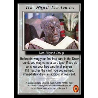 The Right Contacts