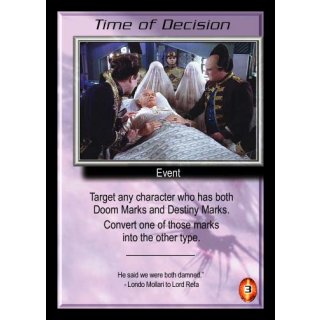 Time of Decision