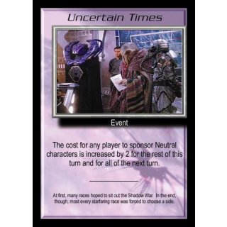Uncertain Times
