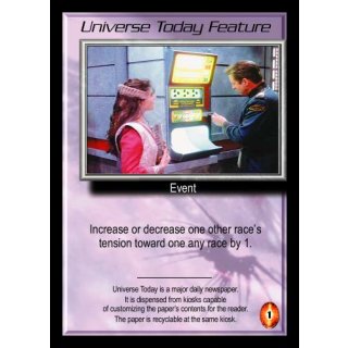 Universe Today Feature