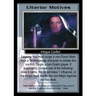 Ulterior Motives