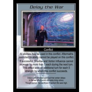 Delay the War