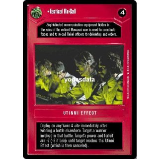 Tactical Re-Call