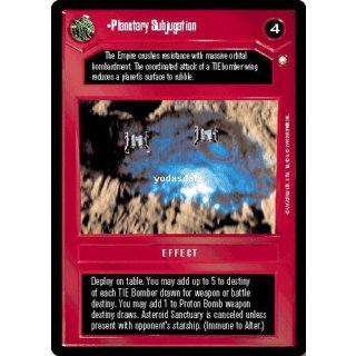 Planetary Subjugation