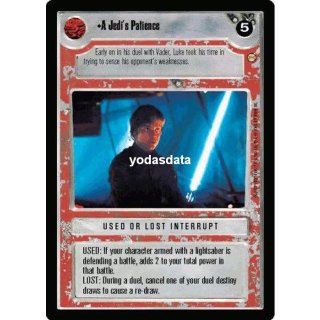 A Jedis Patience