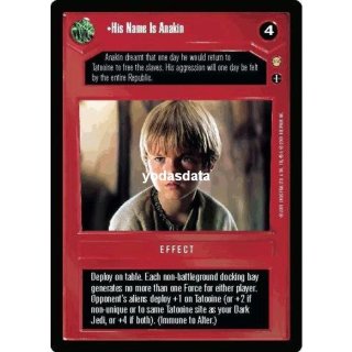 His Name Is Anakin