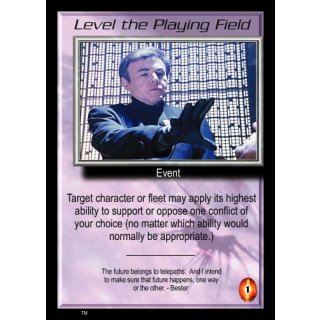 Level the Playing Field