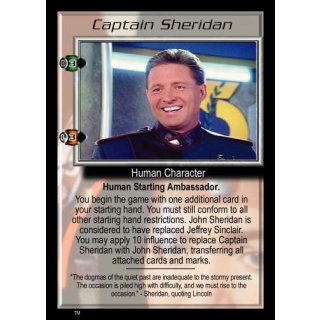 Captain Sheridan (extra card)