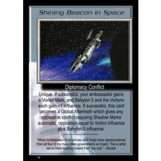 Shining Beacon in Space